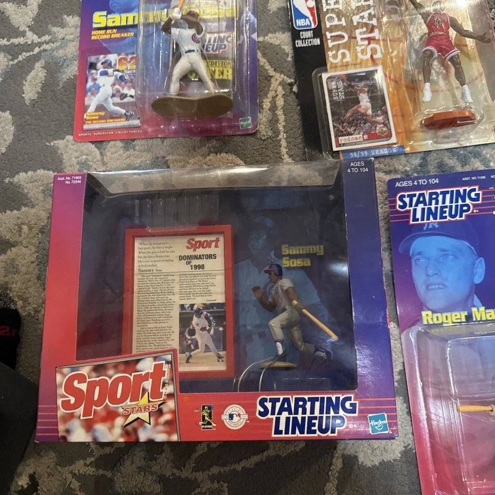 Starting Lineup, Headliners Lot Figures Football, Basketball, Hockey, Baseball